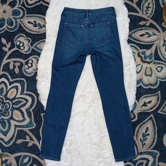 Athleta sculptek dark wash skinny jeans womens sz 2 - Picture 6 of 10